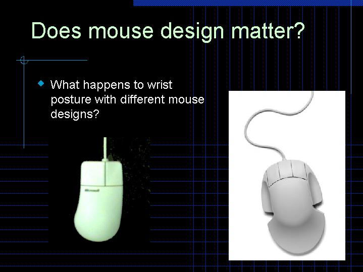 Does mouse design matter?